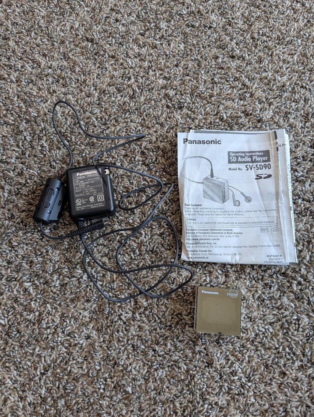 Vintage Panasonic SD Audio Player Model SV-SD90